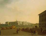 Paterssen Benjamin View of Dvortsovaya Palace Square from Nevsky Prospekt - Hermitage